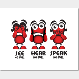 See no Evil Hear no Evil Speak no Evil Posters and Art